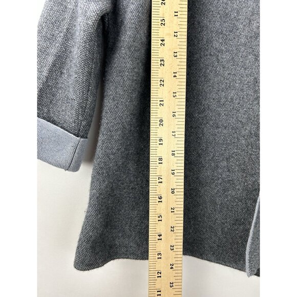 Benedetta B. Size M Merino Wool Cashmere Blend Neck Closure Open Cardigan Italy - Picture 5 of 13